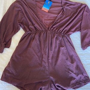 Purple romper